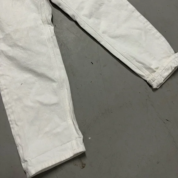 Studio Nicholson x Isko SELVEDGE DENIM Jeans Size 00 White Women’s Relaxed Flare & Wide Leg